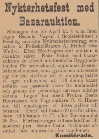 BÅSTADS TIDNING – 9 april 1897
