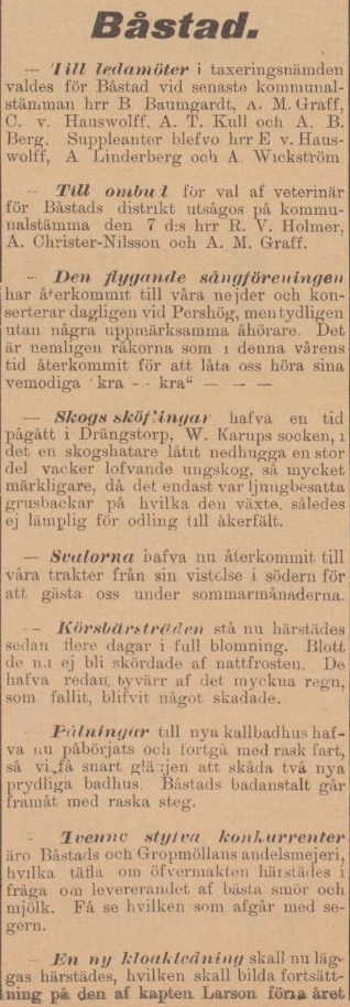 BÅSTADS TIDNING – 12 maj 1897