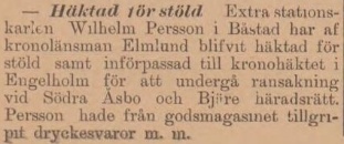 NORRA SKÅNE – 7 juli 1897