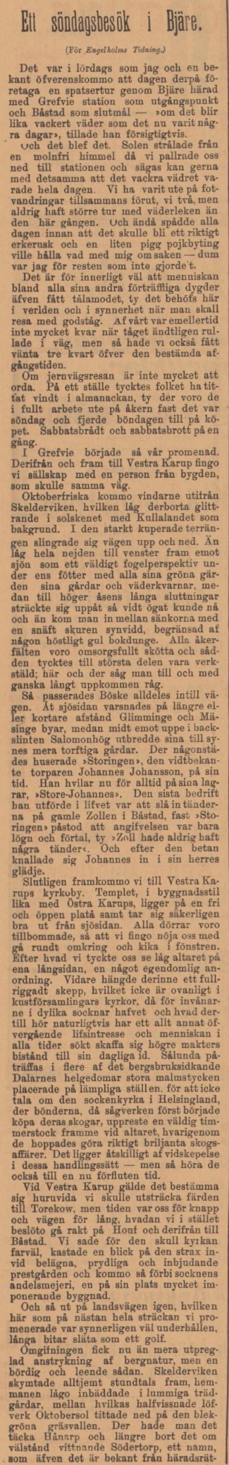 ENGELHOLMS TIDNING – 14 oktober 1897