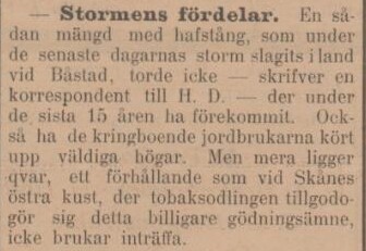 HELSINGBORGS DAGBLAD – 28 november 1897