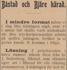 BÅSTADSPOSTEN – 27 december 1897
