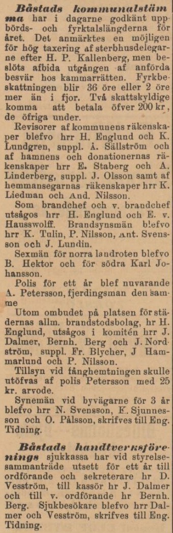ENGELHOLMS TIDNING – 30 december 1897
