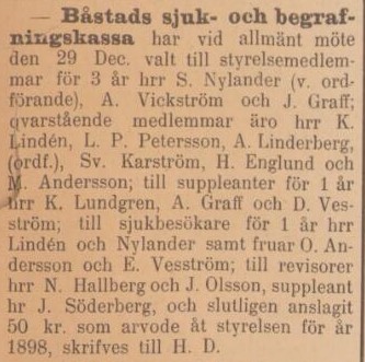 HELSINGBORGS DAGBLAD – 2 januari 1898