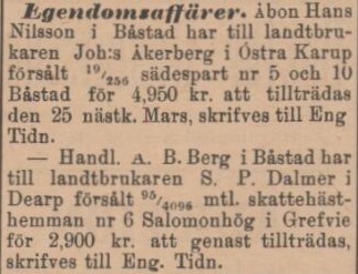 ENGELHOLMS TIDNING – 5 februari 1898