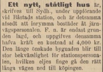SYDHALLAND – 11 februari 1898 (forts.)