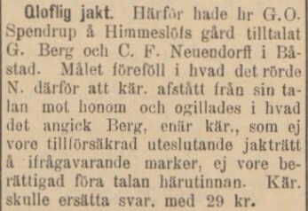 SYDHALLAND – 16 mars 1898