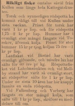 LUNDS DAGBLAD – 22 mars 1898