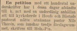 HELSINGBORGSPOSTEN SKÅNE-HALLAND – 26 mars 1898