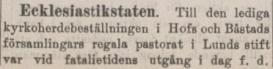POST- OCH INRIKES TIDNINGAR – 2 april 1898