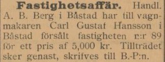 BÅSTADSPOSTEN – 16 april 1898
