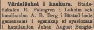 HALLAND – 10 maj 1898