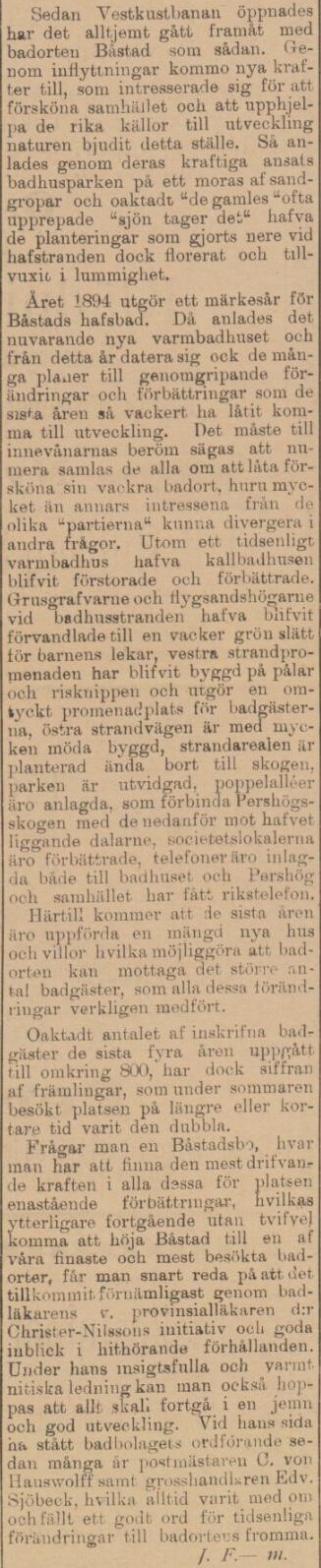 BÅSTADSPOSTEN – 1 juni 1898 (forts.)
