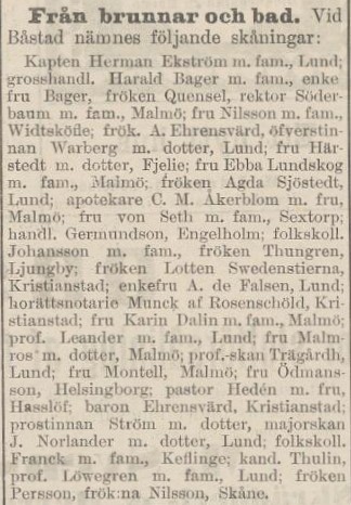 SKÅNETIDNINGEN – 7 juli 1898