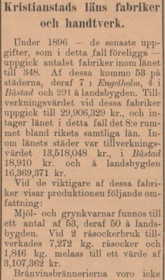 ENGELHOLMS TIDNING – 11 augusti 1898