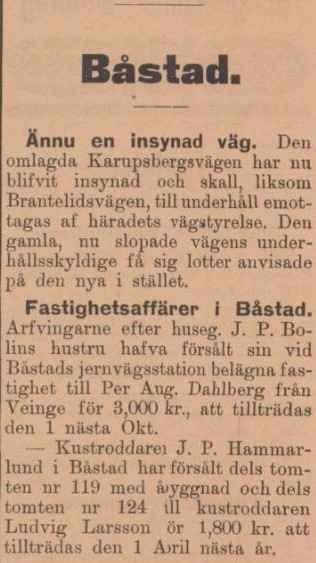 ENGELHOLMS TIDNING – 11 augusti 1898 (forts.)