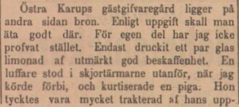 HALLANDSPOSTEN – 13 augusti 1898