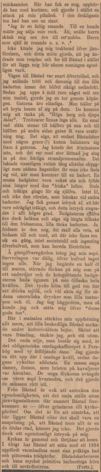 HALLANDSPOSTEN – 13 augusti 1898 (forts.)