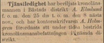 KRISTIANSTADS LÄNS TIDNING – 21 oktober 1898