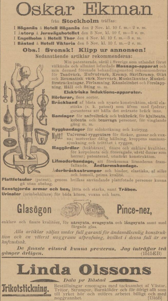 ENGELHOLMSPOSTEN – 27 oktober 1898