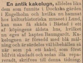 ENGELHOLMS TIDNING – 22 november 1898