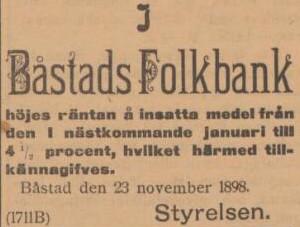 BÅSTADSPOSTEN – 24 november 1898 (forts.)