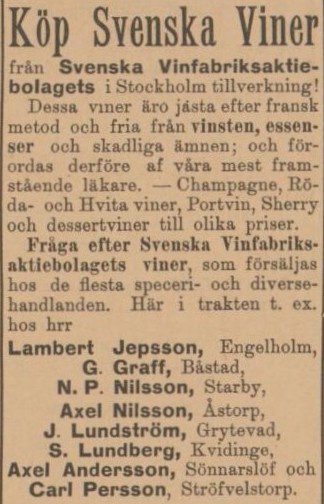 ÅBY-ÅSTORPSTIDNINGEN – 6 december 1898 (forts.)