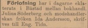 ENGELHOLMS TIDNING – 21 januari 1899