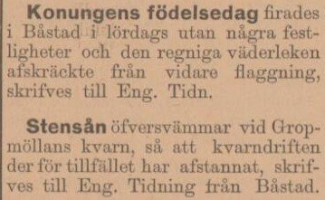 ENGELHOLMS TIDNING – 23 januari 1899