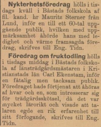 ENGELHOLMS TIDNING – 2 februari 1899