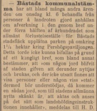 HELSINGBORGS DAGBLAD – 27 februari 1899