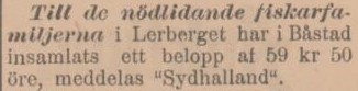 SYDHALLAND – 29 mars 1899
