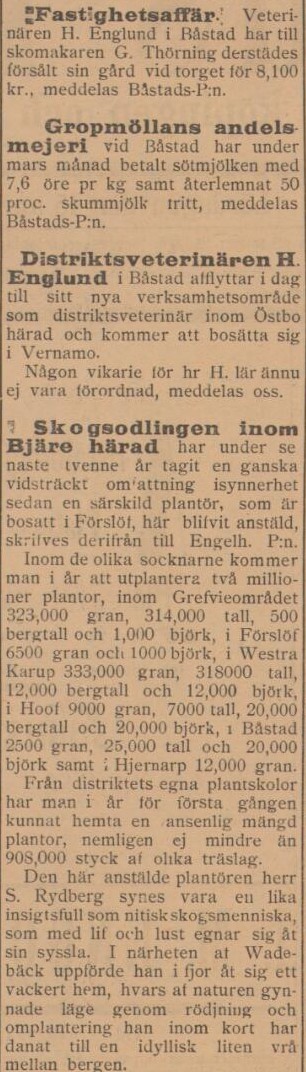 BÅSTADSPOSTEN – 15 april 1899