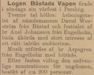 ENGELHOLMS TIDNING – 2 maj 1899