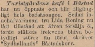 SYDHALLAND – 3 juni 1899