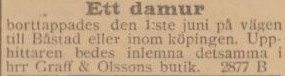 ÅSTORPSPOSTEN SKÅNE-SMÅLAND – 6 juni 1899
