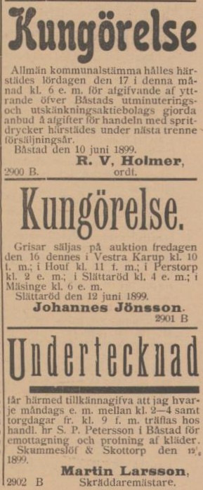 BÅSTADSPOSTEN – 13 juni 1899 (forts.)