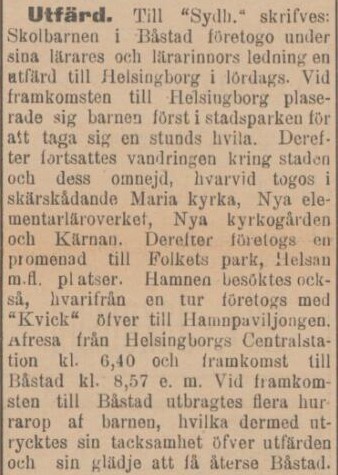 SYDHALLAND – 13 juni 1899