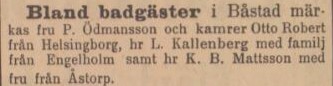 HELSINGBORGS DAGBLAD – 21 juni 1899