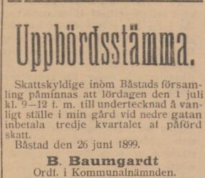 BÅSTADSPOSTEN – 27 juni 1899 (forts.)
