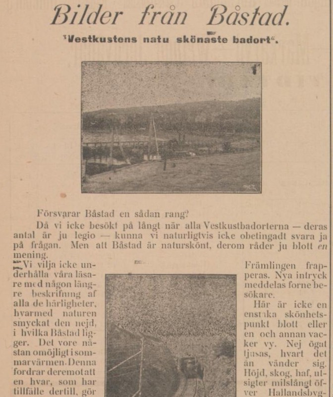 SYDHALLAND – 15 juli 1899
