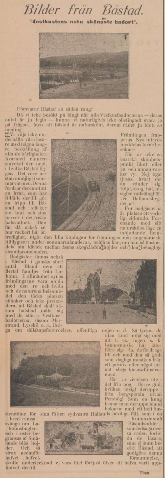SYDHALLAND – 15 juli 1899 (forts.)