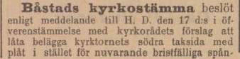 HELSINGBORGS DAGBLAD – 19 juli 1899