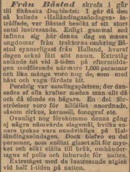 SKÅNSKA DAGBLADET – 1 augusti 1899
