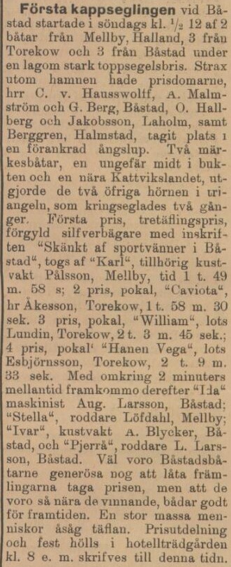ENGELHOLMS TIDNING – 8 augusti 1899