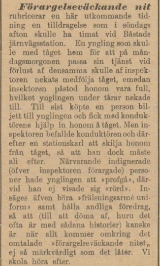 NYA SYDSVENSKA WECKOBLADET – 10 augusti 1899
