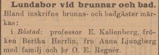 LUNDS DAGBLAD – 16 augusti 1899