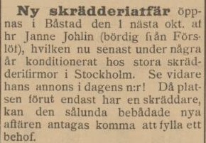 BÅSTADSPOSTEN – 23 september 1899