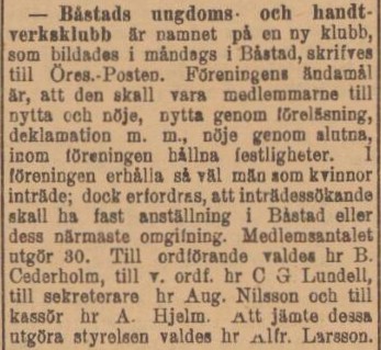 ÖRESUNDSPOSTEN – 25 oktober 1899
