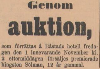 SYDHALLAND – 2 november 1899